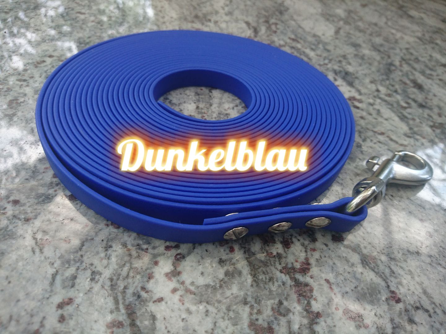 Dunkelblau Biothane