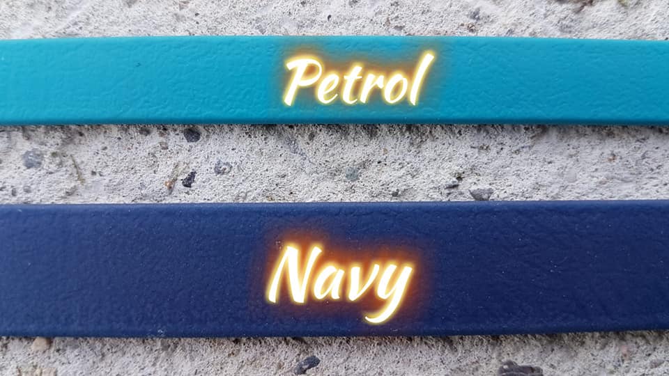 Petrol und Navy Biothane